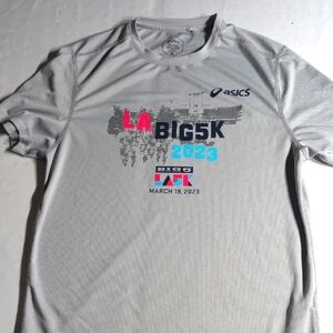 Asics Gray Men's Shirt Size Medium